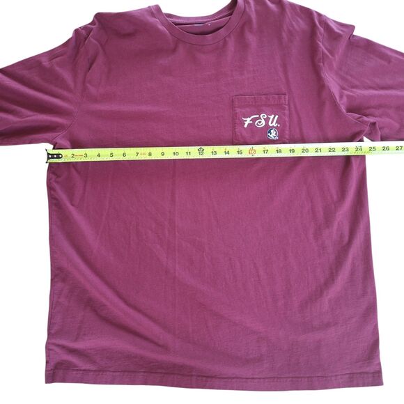 Champion Florida State Long Sleeve POCKET Tee XXL Garnet Red Seminoles T-Shirt - Picture 9 of 12